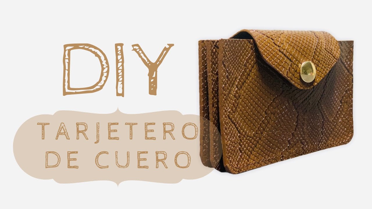 Tarjetero billetera de cuero FACIL / Leather wallet
