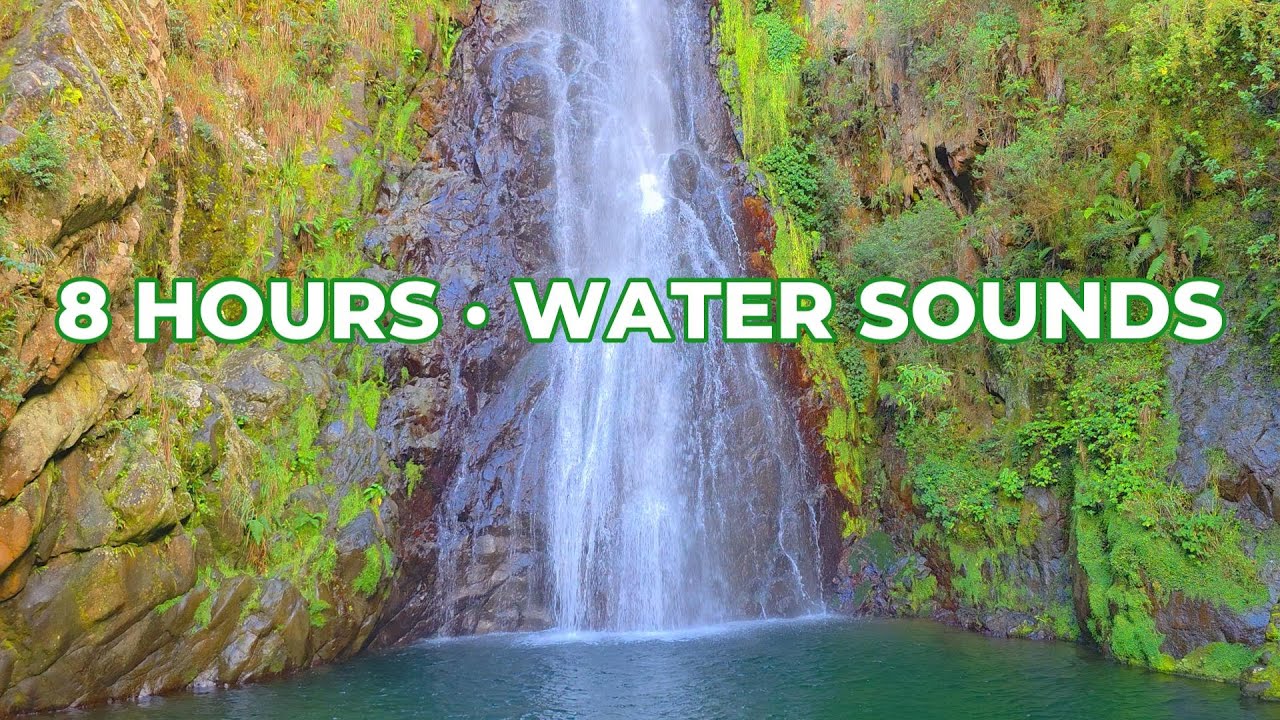 Relaxing Waterfall in 4K 60FPS │8 Hours of Natural Water Sounds for Sleep (2026)