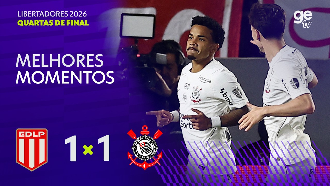 ESTUDIANTES 1 X 1 CORINTHIANS | MELHORES MOMENTOS | CONMEBOL LIBERTADORES 2026 | ge tv