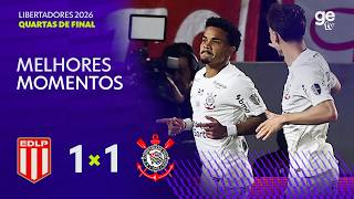 ESTUDIANTES 1 X 1 CORINTHIANS | MELHORES MOMENTOS | CONMEBOL LIBERTADORES 2026 | ge tv