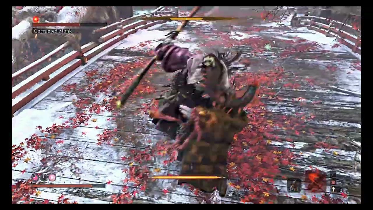 Sekiro vs True Corrupt Monk - How to beat True Corrupt Monk – Full Boss Fight (No Commentary) 4K HDR