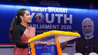 Saanj Ghuge | Viksit Bharat Youth Parliament 2026 State Round- Mumbai, Maharashtra