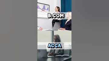 Confused Between BCom & ACCA? Watch This!🤔#shorts