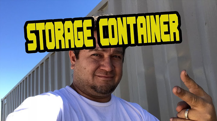 I BOUGHT A 40FT STORAGE CONTAINER