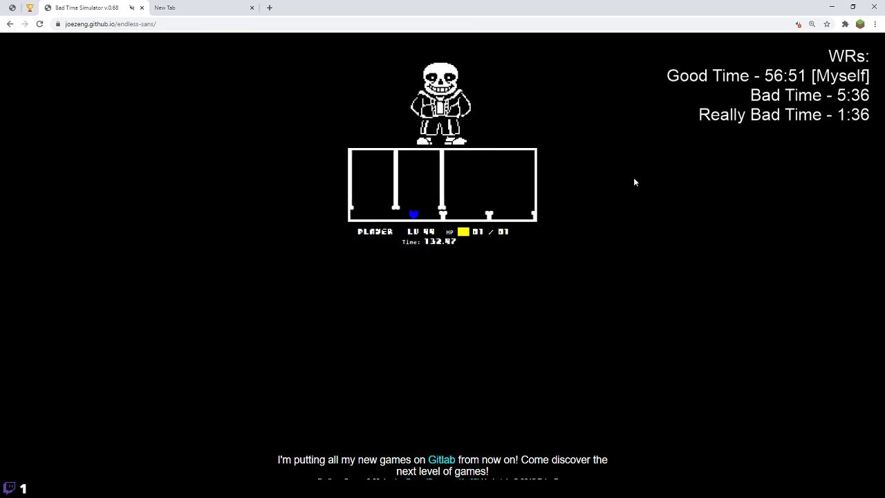 Endless Sans - 3:44 on Hard Mode (World Record)
