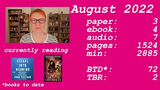 Wrap up August 2022