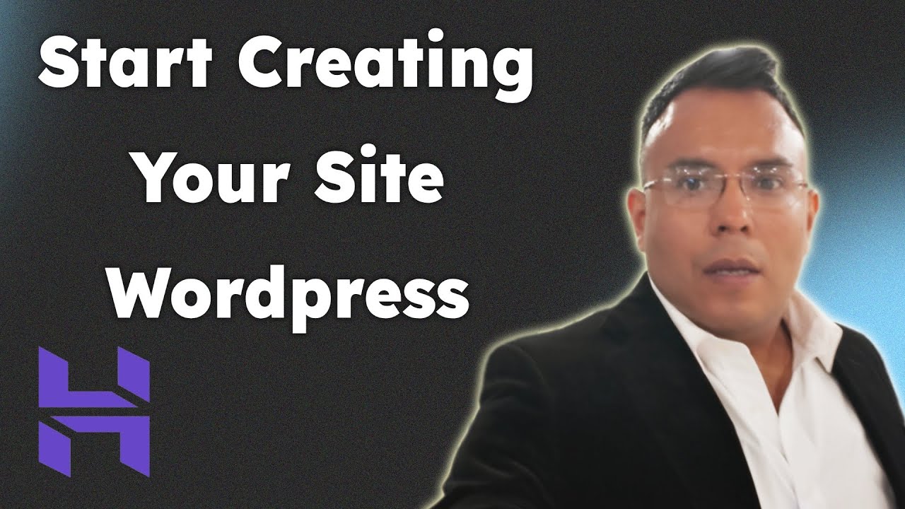 Start creating your site wordpress hostinger 2025 - YouTube