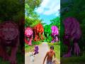 Big dinosaur chase T-rex chasingpart -943#shorts #dinosaur#youtube#dinosaurs #superman#dinner🐯🦣🦖