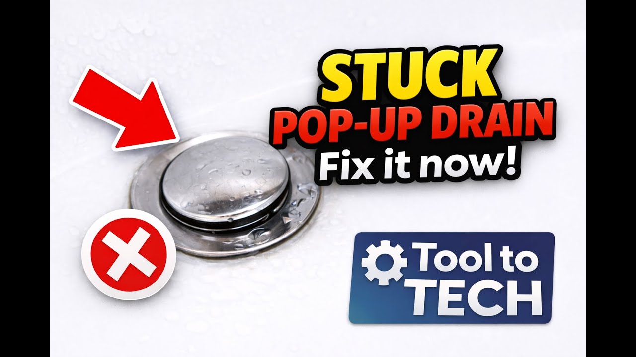 How Can I Fix a Stuck Pop Pp Drain Plug quickly