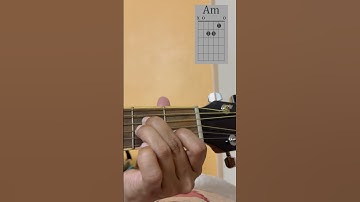 How to play “A minor” chord/ Am#beginners #guitartutorial #beginnermethod