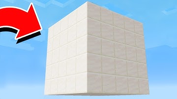 THE WHOLE MINECRAFT MAP IS IN A CUBE...