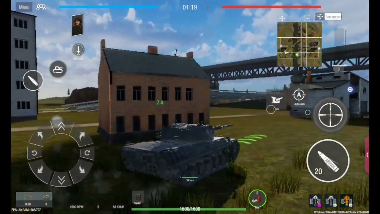 Leopard 1 Vs Amx-30 Tank Fight! 