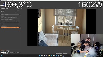 Threadripper 7995WX in Cinebench R23 over 200K 6 GHz 1600W