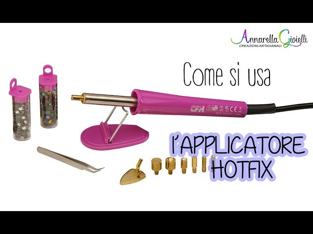 Come si usa l'applicatore strass hotfix 🌻 Annarella Gioielli 