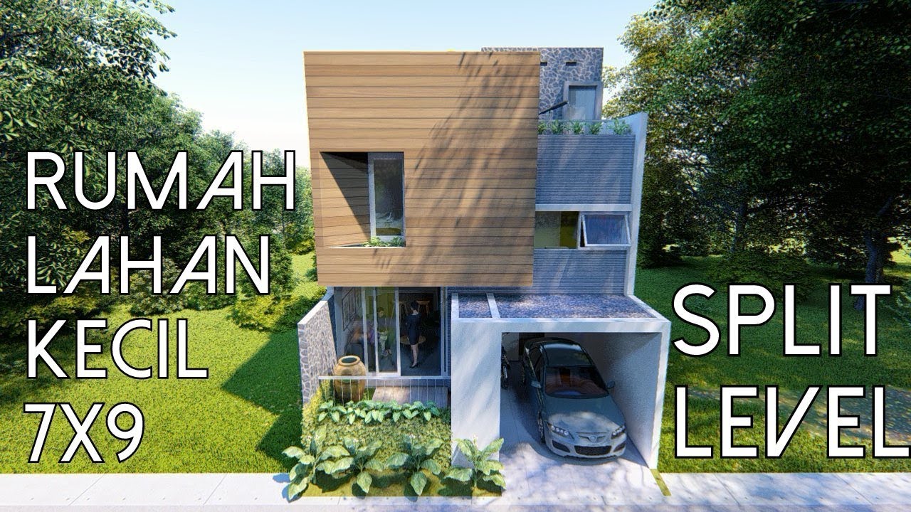 55 Desain Rumah Split Level Terbaik Dan Terupdate Parkiran Desain