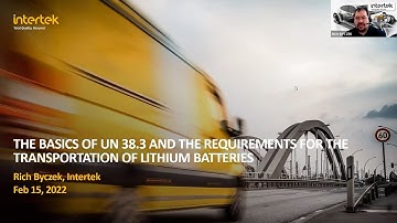 The Basics of UN 38.3 and the Requirements for the Transportation of Lithium Batteries