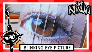 Art Ninja Blinking Eye Picture Art For Children