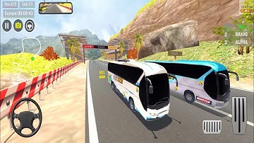 Mountain Climb Bus Racing Game - #1 Android Gameplay Video