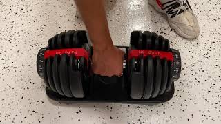 Adjustable Dumbbells.. HOW DO THEY WORK?? Full Video!!