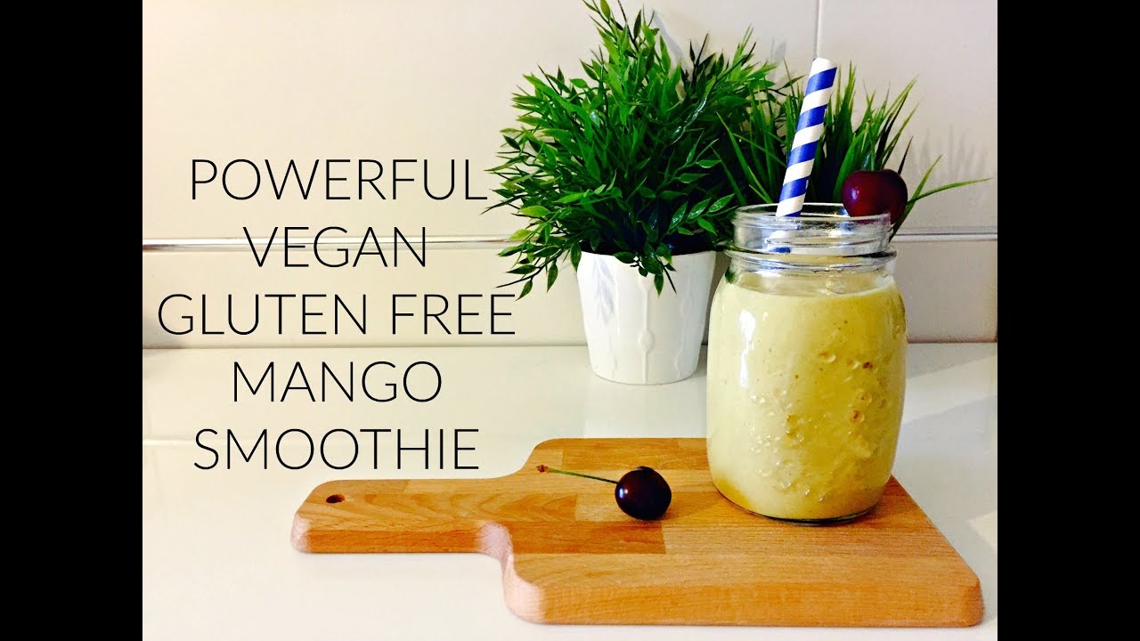 Powerful Vegan Gluten Free Mango Smoothie