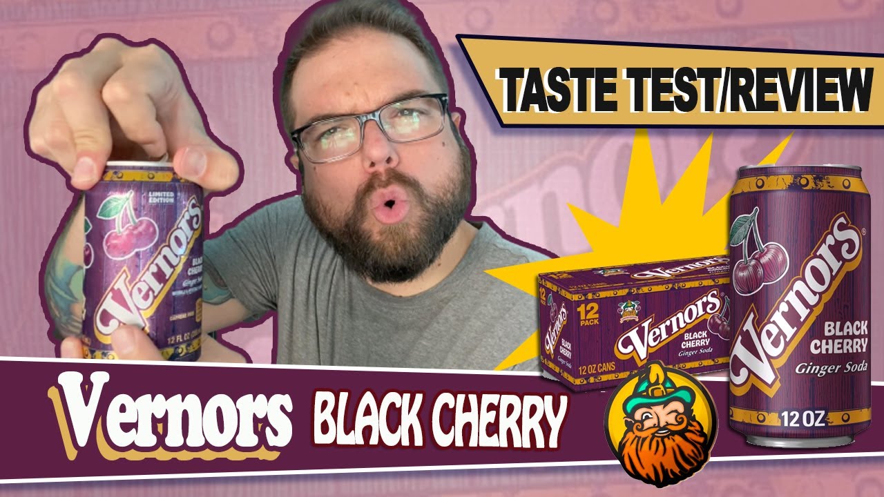 Vernors Black Cherry Ginger Ale Taste Test and Review
