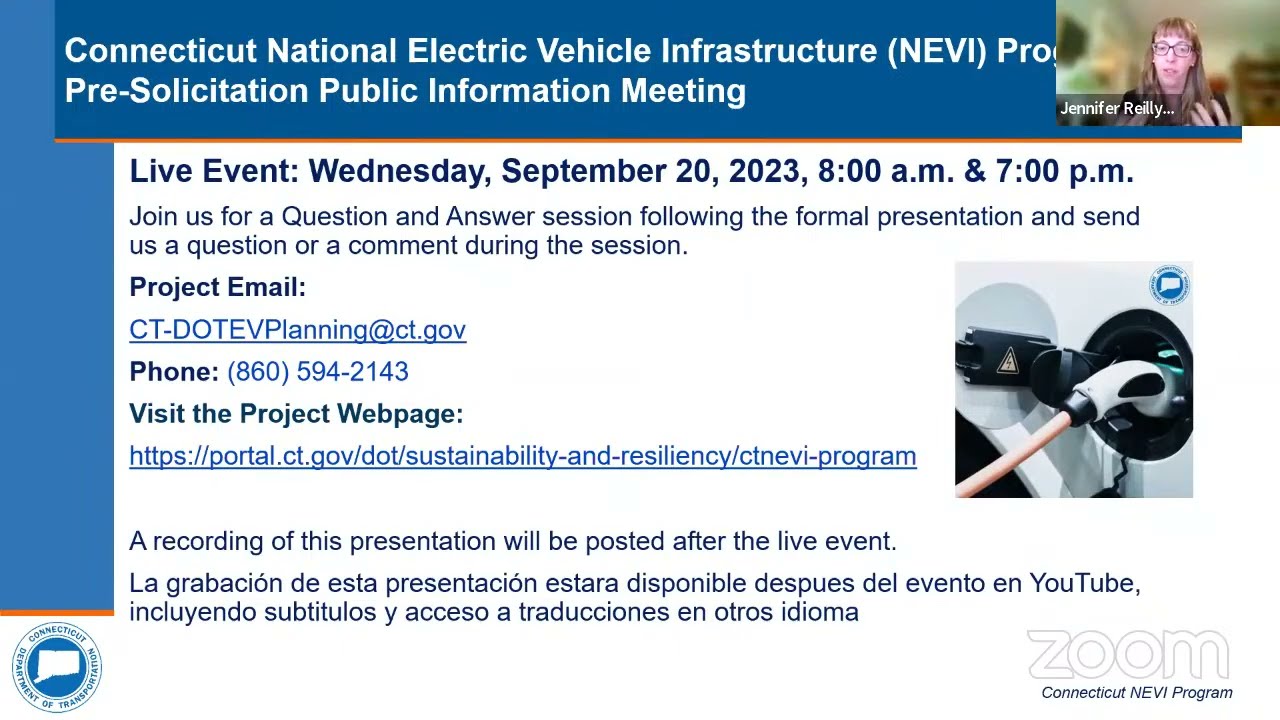 Connecticut National Electric Vehicle Infrastructure (NEVI) Program Session 2