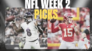 NFL Week 2 Picks + bets - Sports Betting Predictions
