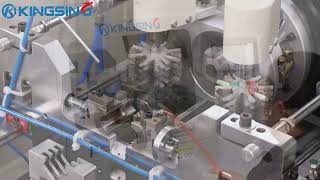 Cable Shield Brushing Cutting and Turning Machine