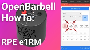 OpenBarbell HowTo: How to Estimate 1RM with RPE