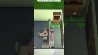 Making a Pastel Cottage in Sims! | #sims4 | #sims #ts4 #game #cottage #pastel #pop #cute #shorts