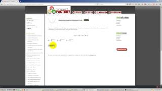 Homework Factory - Quadratic Equation Solver