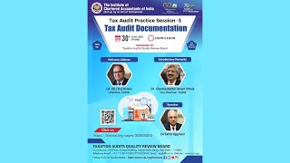 Live Webcast on “Tax Audit Documentation”
