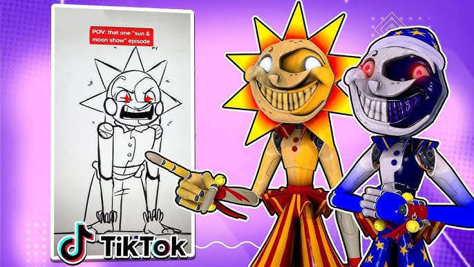 sun moon and eclipse sun and moon show｜TikTok Search