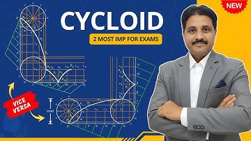 2 MOST IMPORTANT PROBLEMS OF CYCLOID IN ENGINEERING GRAPHICS AND ENGINEERING DRAWING