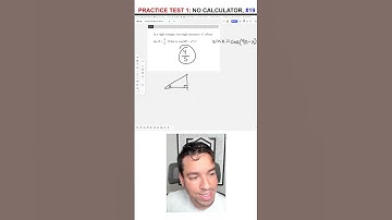How to solve a Right Triangle Trigonometry problem on the SAT!