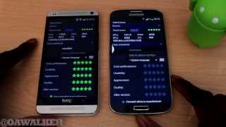HTC One vs Samsung Galaxy S4 - Benchmark Test