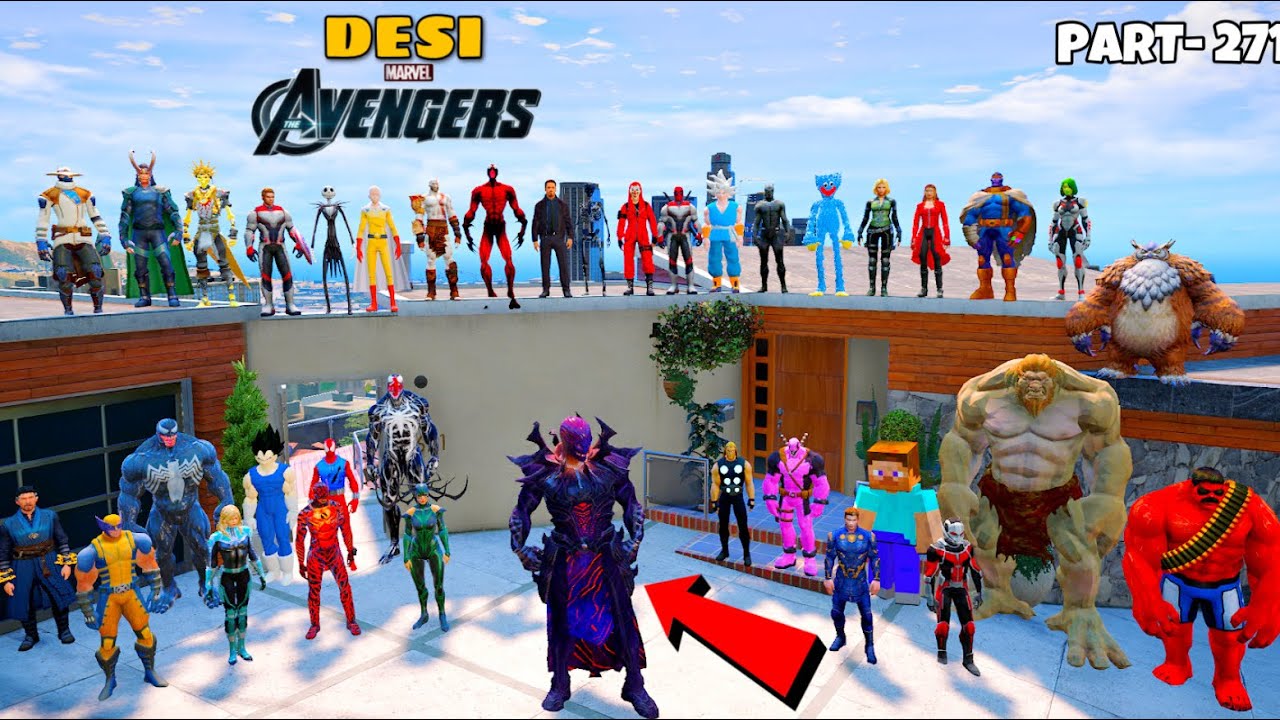 DESI Avengers Army Finally Did End Of Hidden Evil Monster of Universe in GTA 5 | GTA V GAMEPLAY 