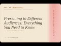 Certified AI Practitioner: Presenting to Different Audiences: Everything You Need to Know