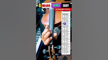G Major Scale Violin || 1 OCTAVE  easy || Tutorial #violintutorial #Gmajor #easyviolin