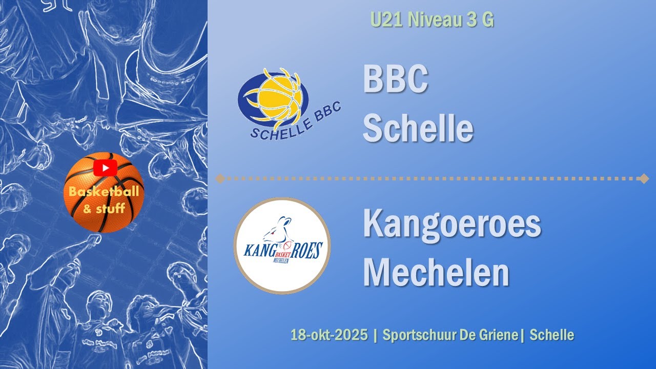 2025-10-18 BBC Schelle J21 A -  Kangoeroes Mechelen J21 B
