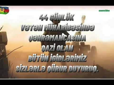 44 günlük Vətən müharibəsinə aid video.Qazilerimize hesr edilmiş qisa video.SİZİNLE QÜRUR DUYURUQ