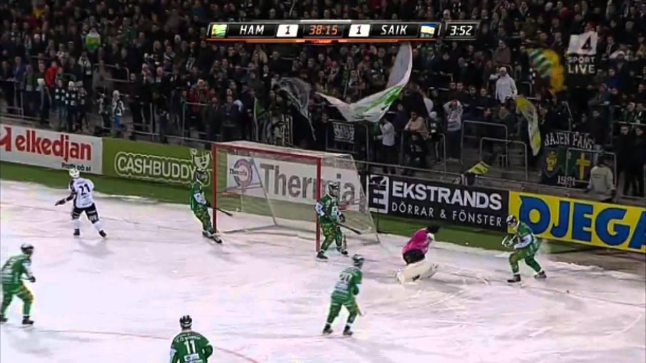 Första bandymatchen på Nya Söderstadion