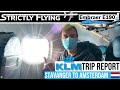 KLM Royal Dutch Airlines | Stavanger to Amsterdam | Trip Report | January 2022