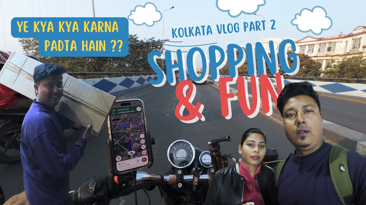 Kolkata Street Market Shopping | Full Trafficbut Full Enjoy