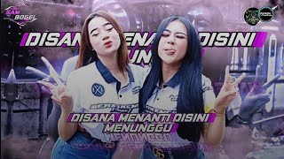 Dj Karnaval Cek Sound Slow Bass  Disana Menanti Disini Menunggu