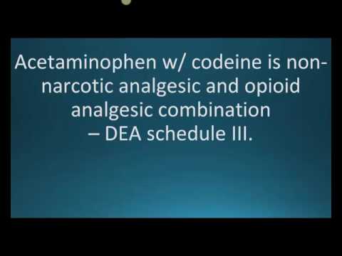 How to pronounce acetaminophen with codeine (Tylenol 3)  (Memorizing Pharmacology Flashcard)