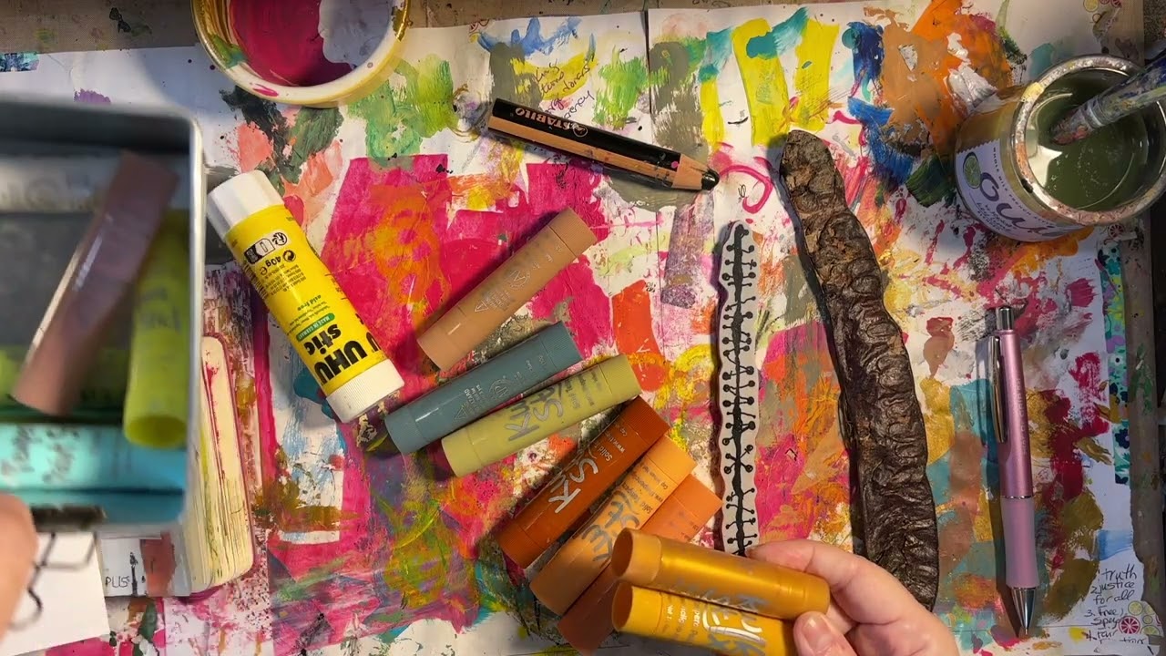 Pink Lady, a Mixed Media Art Journal Process, Day 15