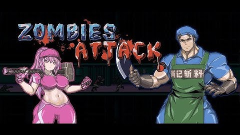 Zombies Attack | Demo gameplay | 8-bit platformer with a lot of charm(and challenging bosses)