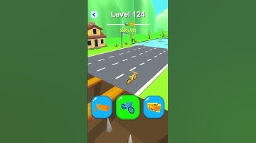 Shape-Shifting 🚙🚁🛵 Race | Gameplay Level - 124 | Hyper Casual Mobile📱 App | Android,iOS - NEW UPDATE