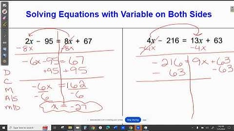 Lesson 1.3a Moving the Variable